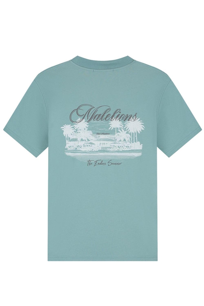 MEN ENDLESS SUMMER T SHIRT MM1 HS25 42 773 DUSTY TURQUOISE